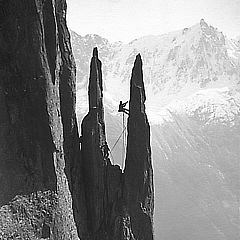 Alfred Couttet au Jumeaux de Plan-Praz