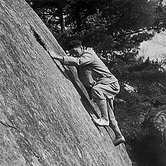 Couttet Champion précurseur du chausson d'escalade
