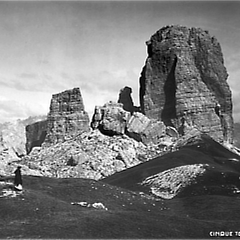 Couttet Champion dans les Dolomites | Cinque Torri