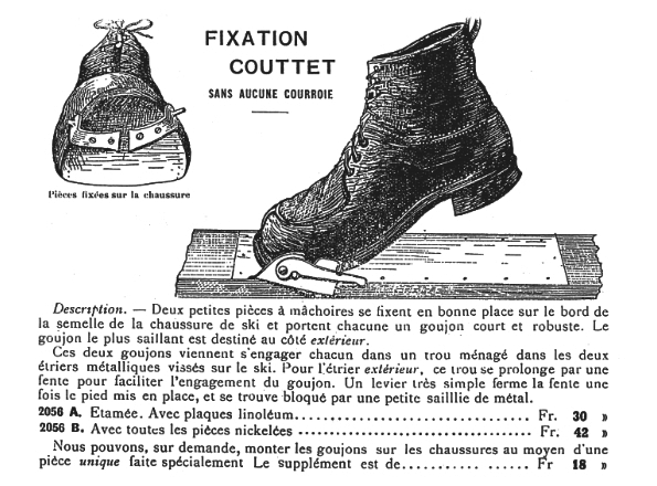 Couttet Champion cross-country ski bindings